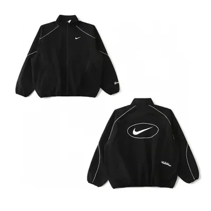 Black jackets shown from the front and back